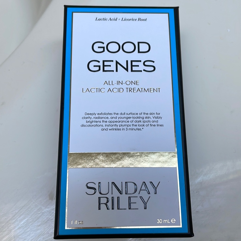 SUNDAY RILEY Good Genes All-In-One Lactic Acid Treatment Serum NIB